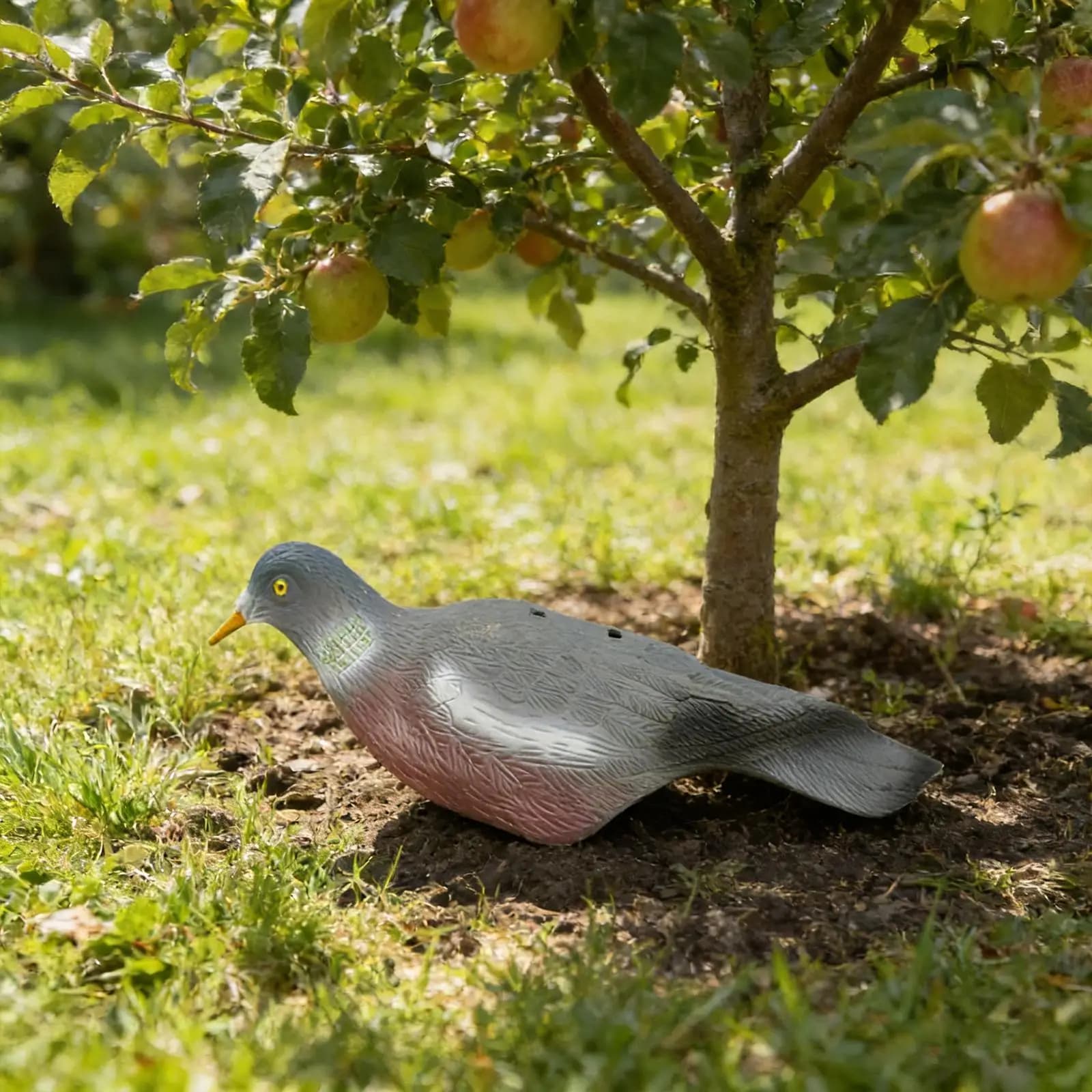 Leurre colombe réaliste pour jardin - Épouvantail oiseaux durable pour chasse et décoration extérieure