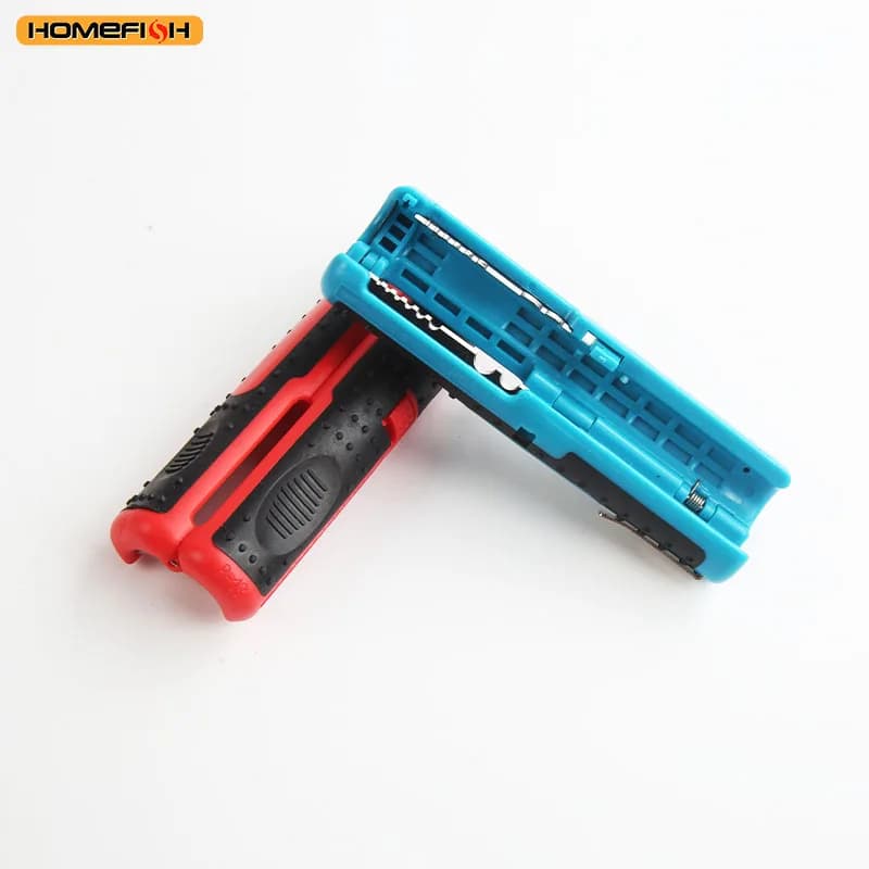 Pince dénudeuse câbles portable anti-dérapante multifonction outil pêche compact