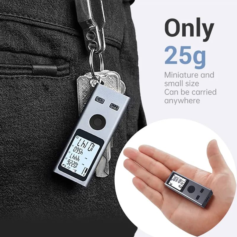 Mini télémètre laser 30M 24g rechargeable USB - Ultra-portable pour pêche précise
