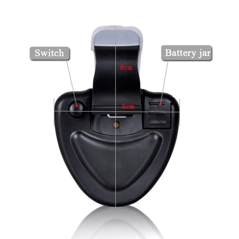 Alarme de touche LED portable pour pêche à la carpe - Indicateur avec amortisseur et signal sonore puissant