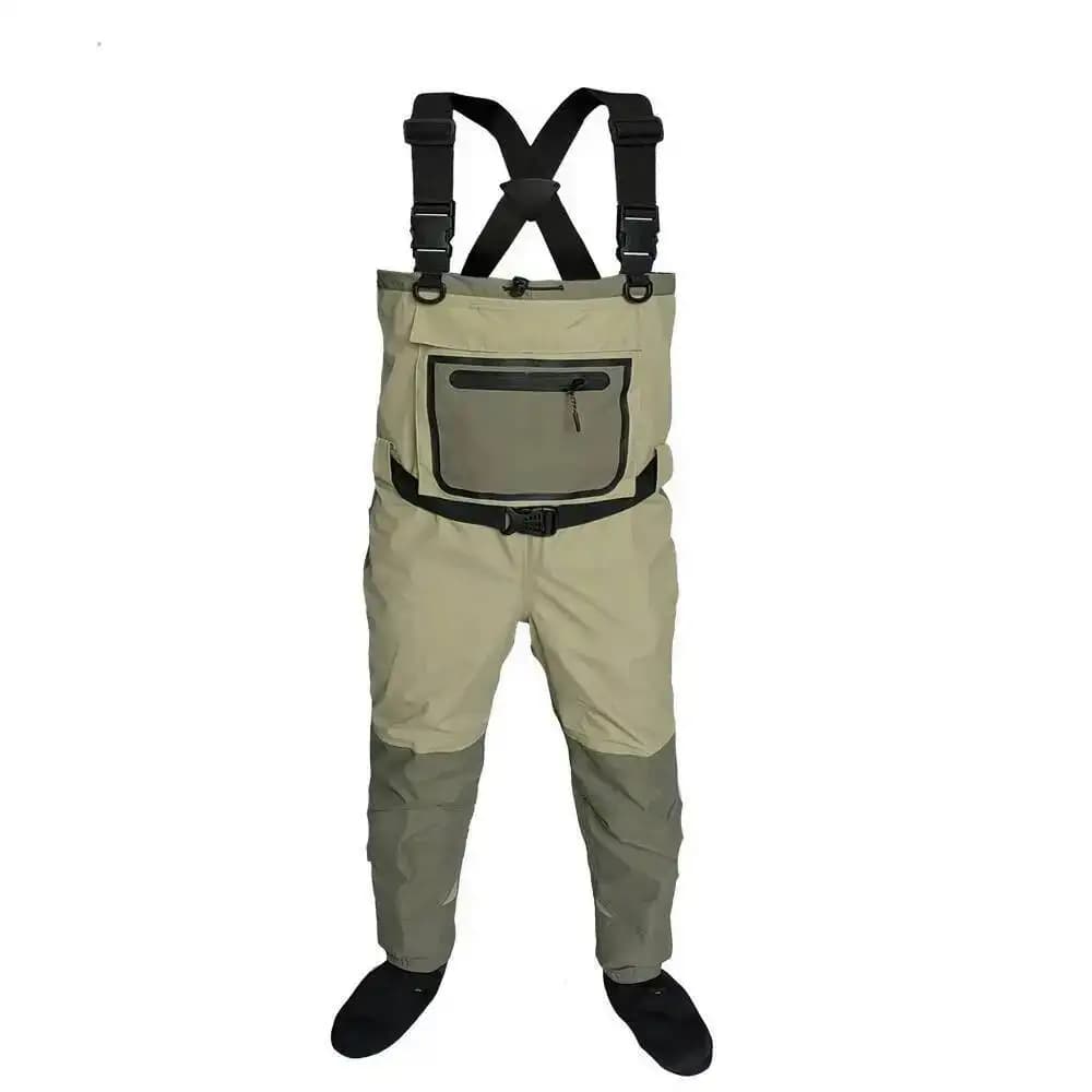 Waders de pêche à la mouche respirants - Combinaison imperméable à séchage rapide pour hommes