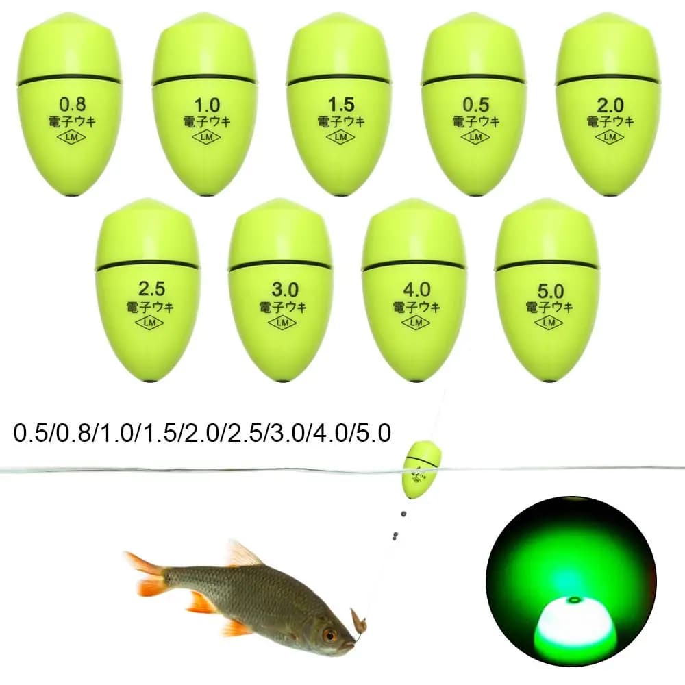 Flotteur électronique luminescent pour pêche rocheuse - Détection des vagues et pêche de nuit