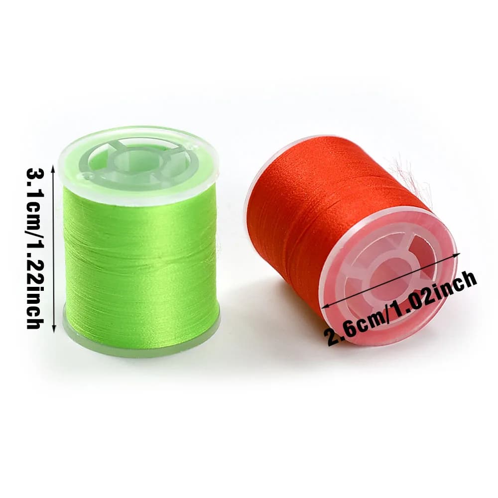 Fil de montage de mouche 150D polyester MNFT, 2 bobines multi-filaments pour matériel de pêche à la mouche