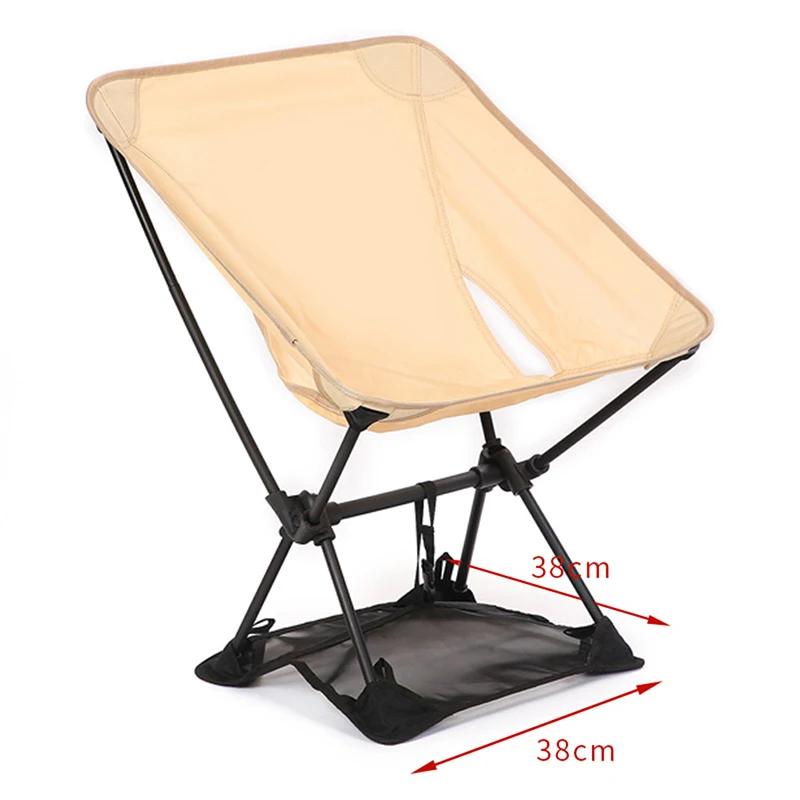 Tapis anti-affaissement pour chaise pliante camping - Empêche l'enfoncement sur sable et sol meuble
