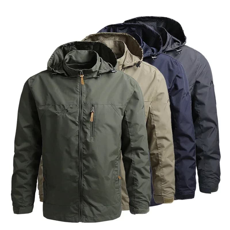 Veste imperméable pêche homme automne - Vêtement technique pour pêche en rivière et camping