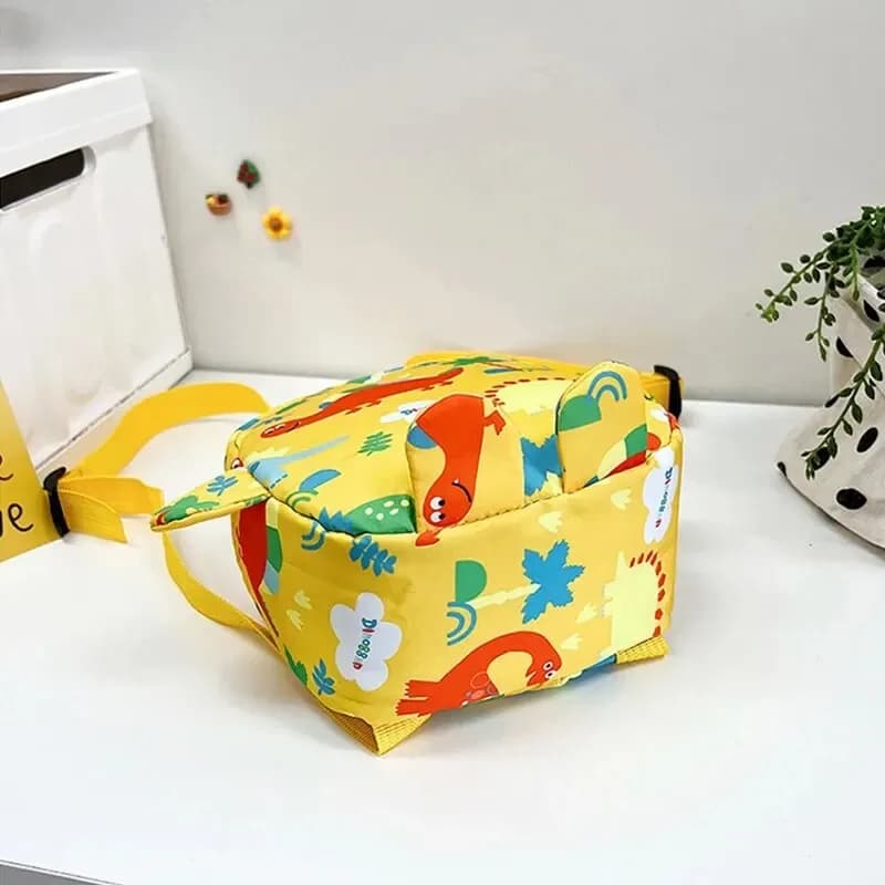 Sac à dos enfant dinosaure mignon : cartable réglable maternelle pour garçons et filles, animaux rigolos