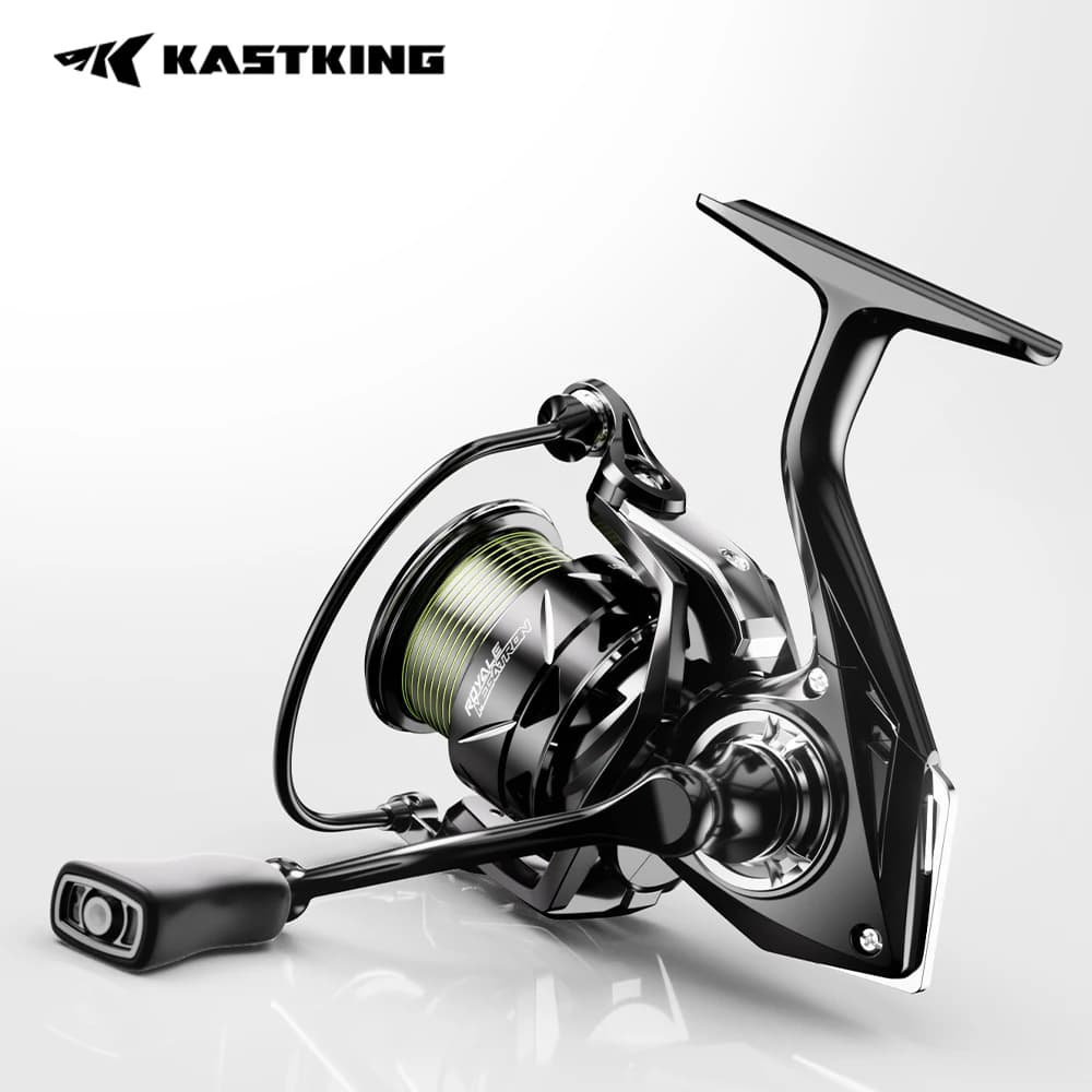 Moulinet de pêche KastKing Royale MegaTron pour truite et brochet, longue portée et pose de ligne précise