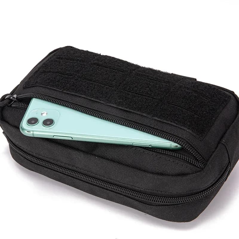 Poche tactique Molle EDC kit premier secours téléphone ceinture urgence pêche