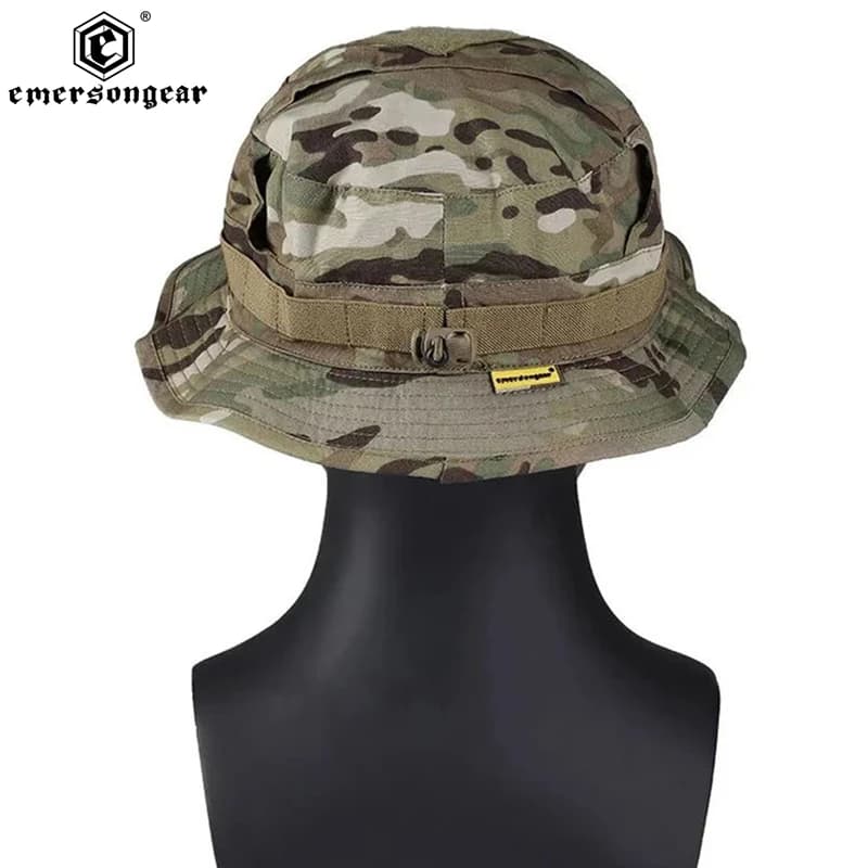 Chapeau boonie multicam pêche chasse respirable bucket hat tactique protection solaire été