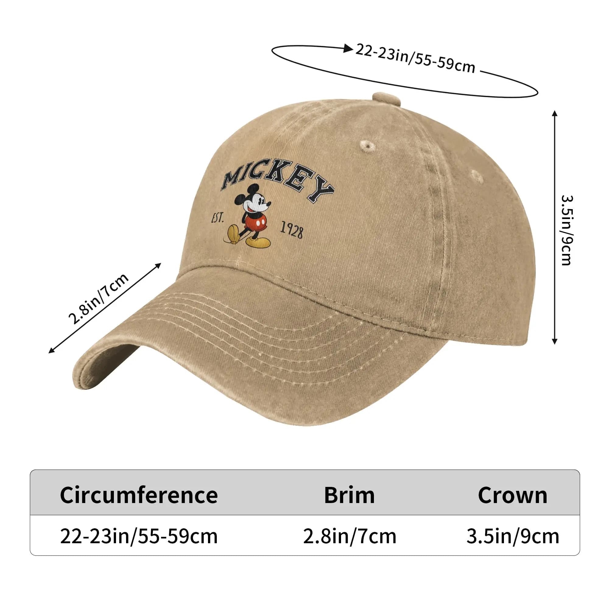 Casquette Mickey pêche camping homme femme - Chapeau trucker respirant style y2k pour activités outdoor