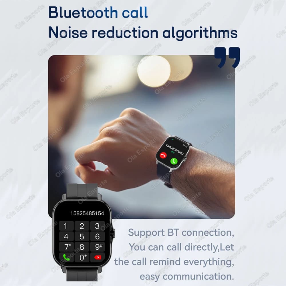 Smartwatch sport outdoor 2025 étanche - Appels sans fil et changement de fond d'écran personnalisable