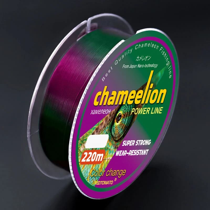 Fil japonais 220m couleur changeante - Monofilament fluorocarbone coating nylon résistant pêche
