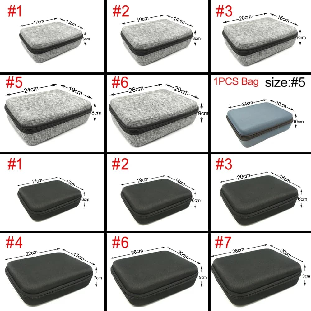 Boîte de rangement EVA dure protection accessoires pêche étanche anti-choc transport matériel pêche