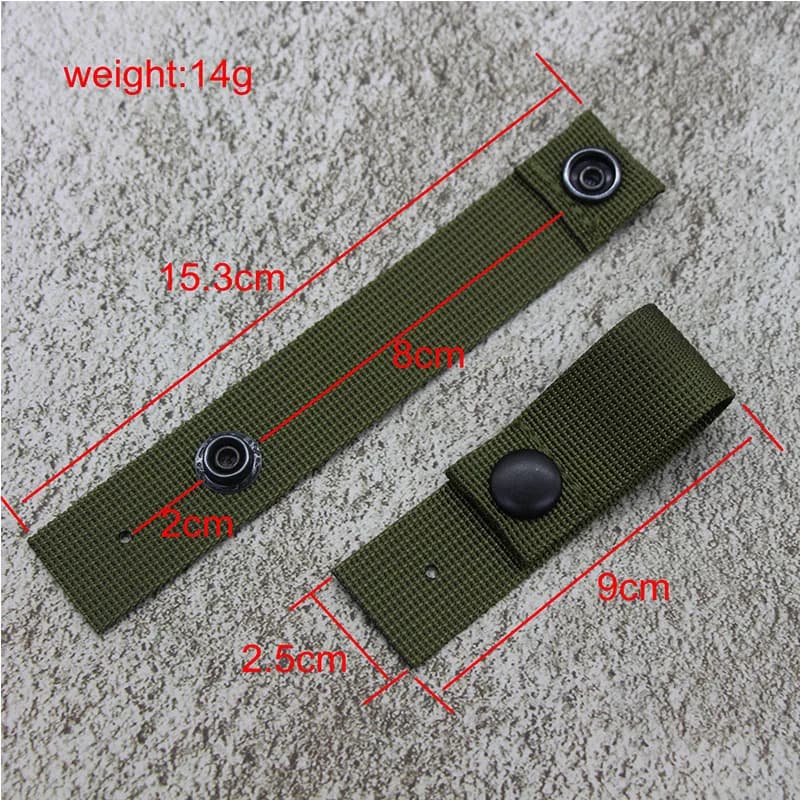 Sangles fixation lunettes tactiques MICH/ACH - Attache casque pêche protection yeux airsoft