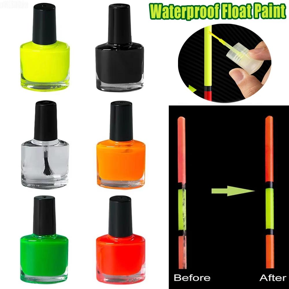 Peinture fluorescente pour flotteurs de pêche nuit haute visibilité séchage rapide réparation équipement