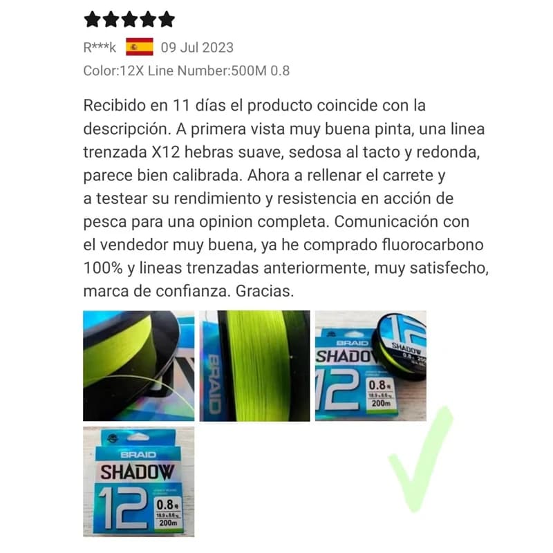 Ligne de pêche PE multifilament ZUKIBO 8 brins super résistante pour la pêche en mer 300m 500m 1000m