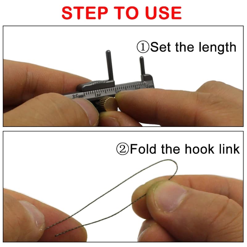 Outil nœuds pêche carpe Rigtrip réglable pour montage hair rig et boucles précises