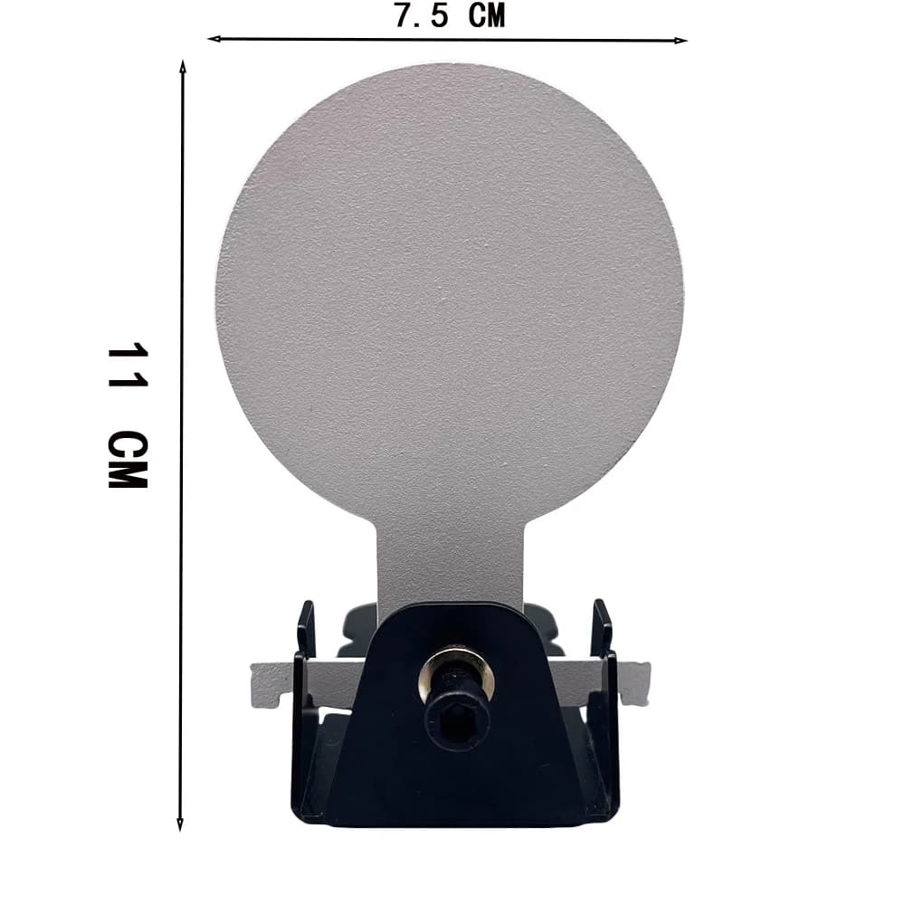 Cible en acier 3 pouces pour airsoft BBs soft bomb water bullet - Montage facile et rapide