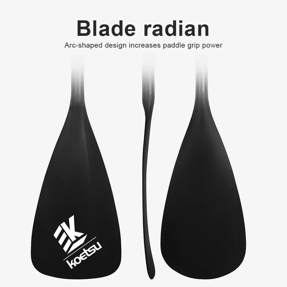 Pagaie SUP 3 pièces réglable en longueur aluminium pour paddle board kayak et canoë gonflable
