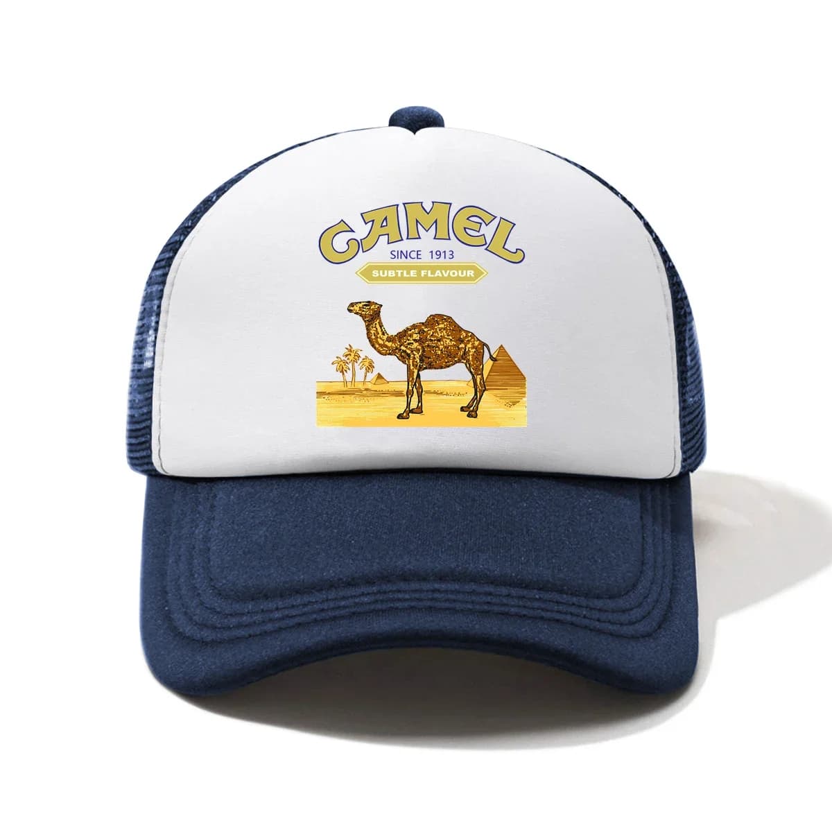 Casquette baseball pêche Camel Trophy imprimée pour activités outdoor et parties de pêche