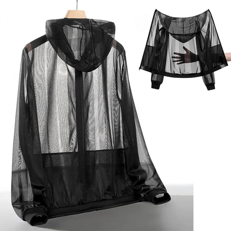Veste UV pêche CHUJIE UPF 50+ homme - Protection solaire légère et respirante pour pêche en mer