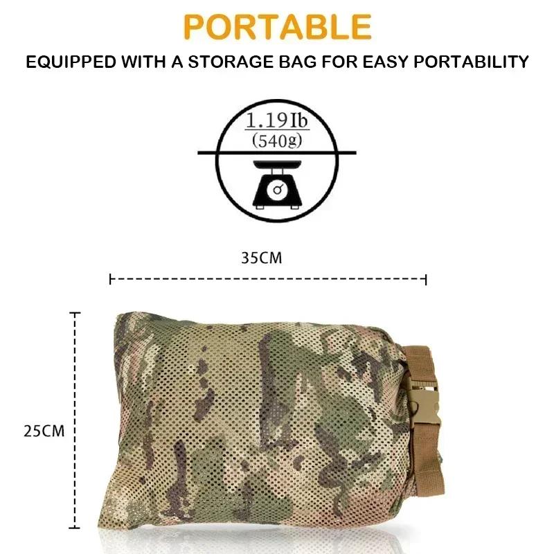 Robe camouflage Ghillie pour homme femme - tenue chasse pêche jungle feuilles extérieur