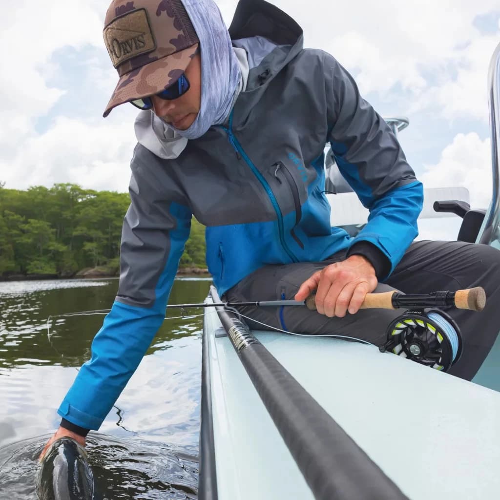 Veste wading 3L ultralégère pêche chasse - Imperméable respirante pluie outdoor pêche à gué M-XXL