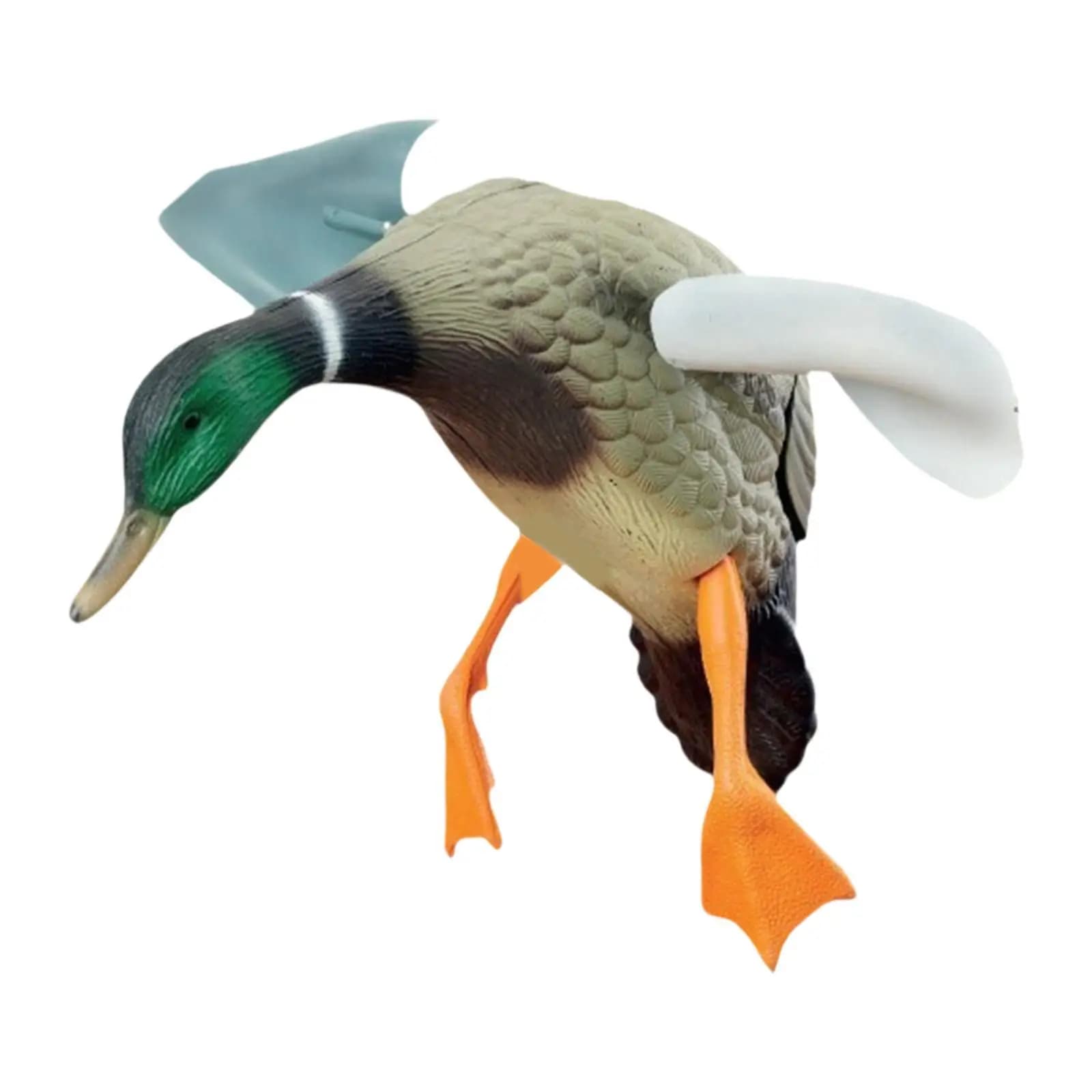 Leurre canard colvert rotatif à vent - Modèle plastique réaliste pour chasse et décoration extérieure