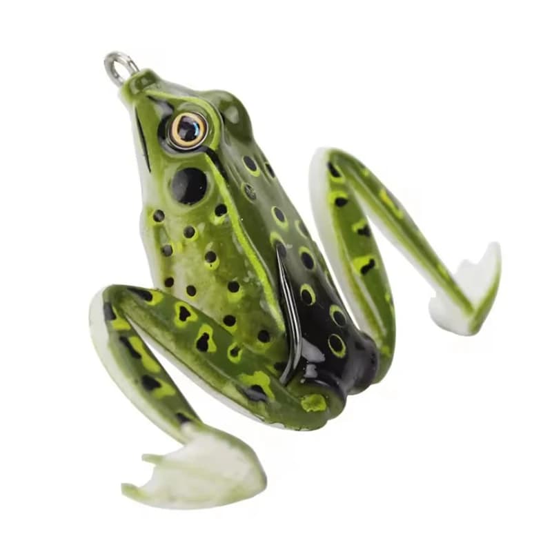 Leurre spinner grenouille souple WEIHE 5cm/12g - Appât silicone réaliste pour pêche à la carpe