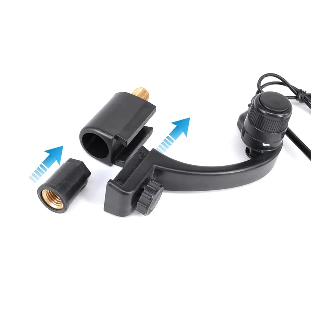 Set de swingers LED Hirisi pour pêche à la carpe - indicateurs de touche avec connecteur rapide B2030