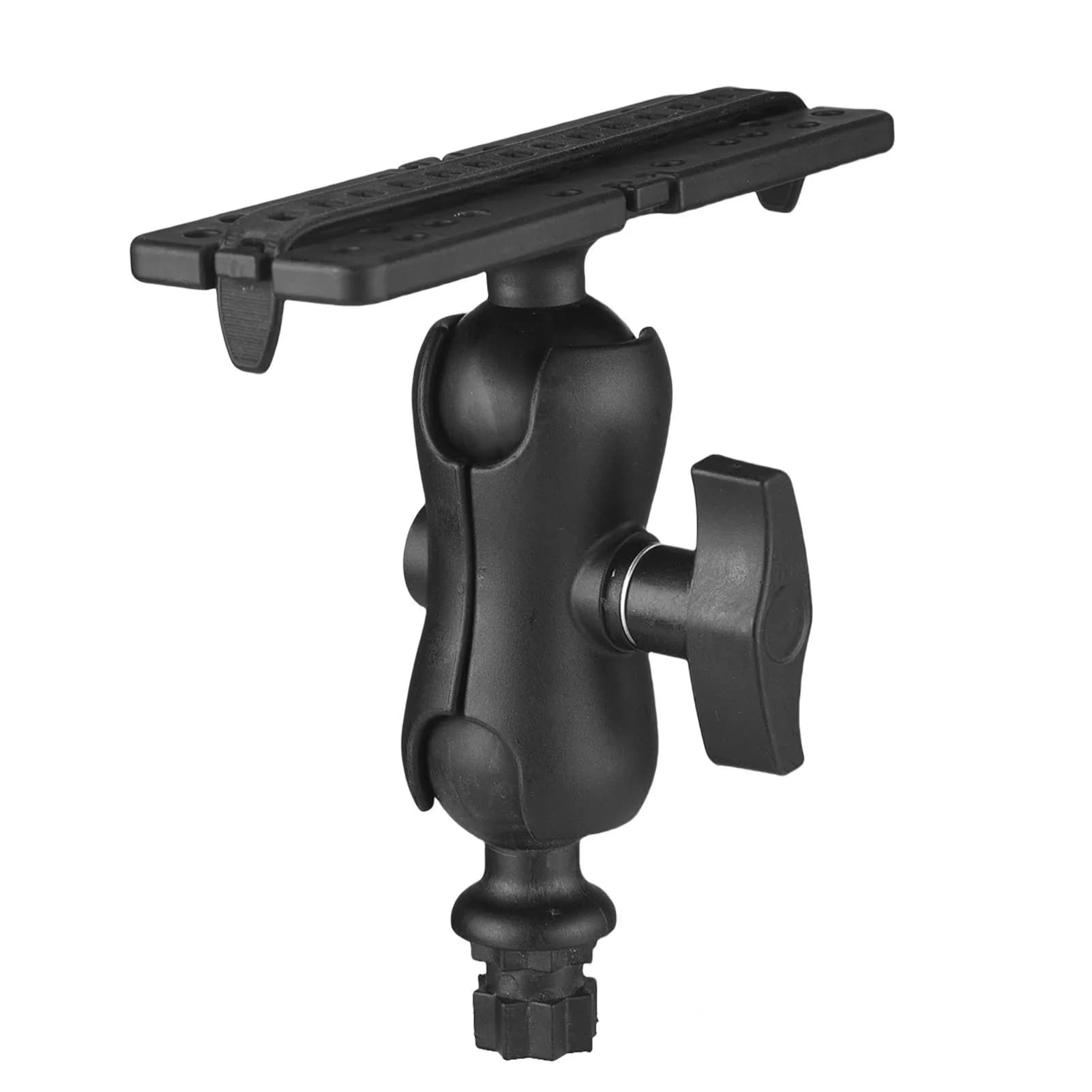 Support sondeur kayak sur rail avec base rectangulaire - système d'installation accessoires pêche kayak