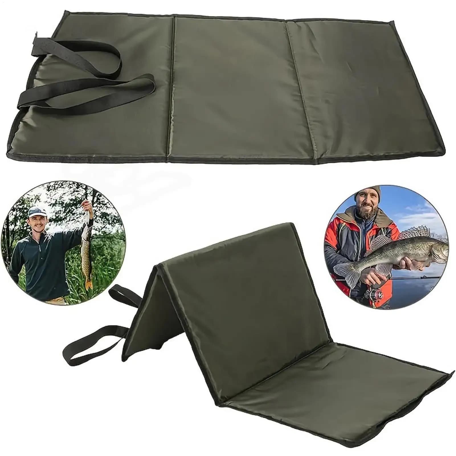 Tapis de décrochage pêche carpe portable - Équipement pêche cadeau pour mari papa petit ami