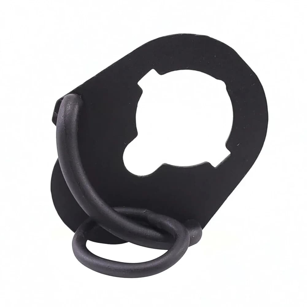Anneau fixation sangle tactique métal complet - Set boucle Troy pour fusils pêche chasse