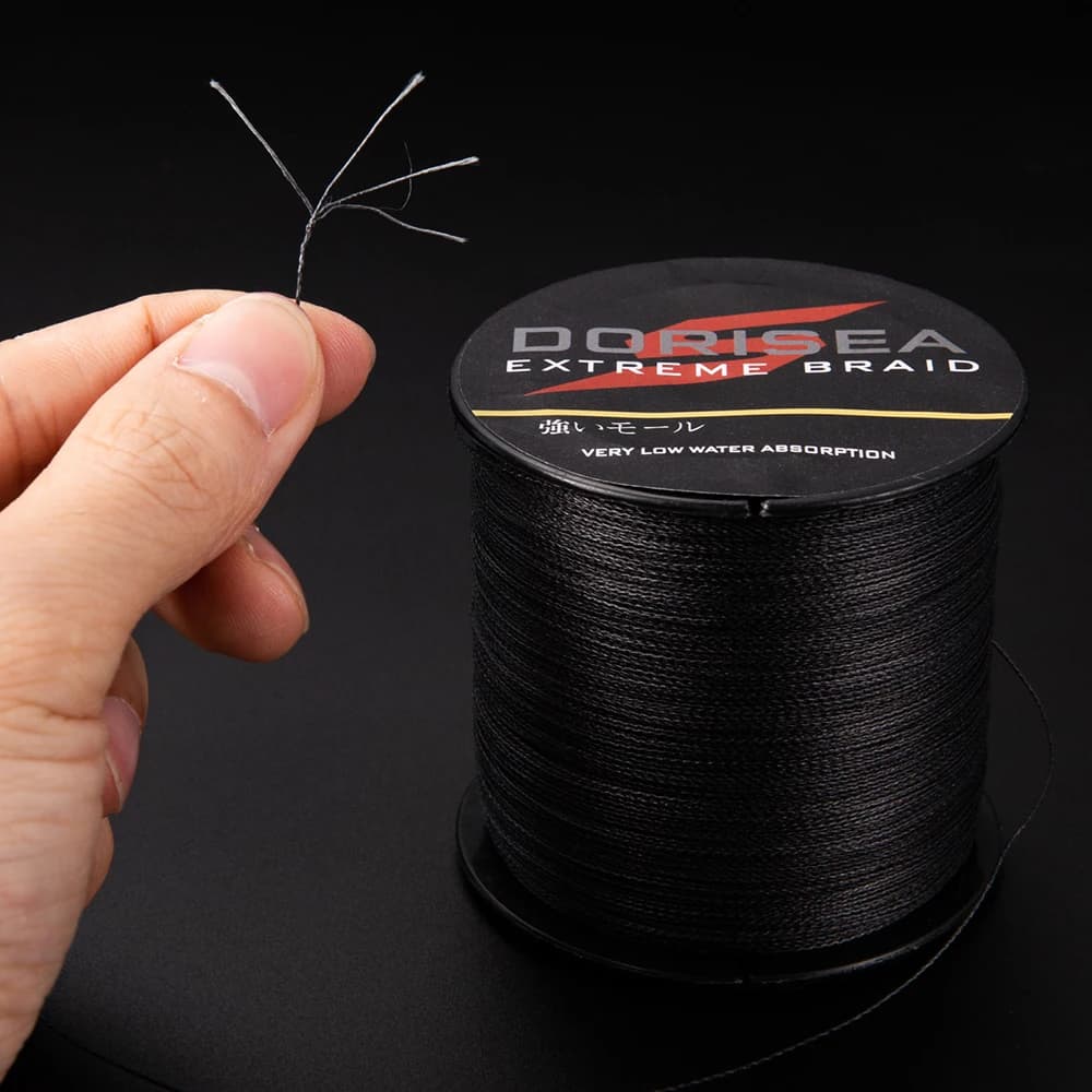Ligne de pêche DORISEA X4 multifilament PE extrême 100m, résistance 6 à 100LB pour pêche sportive