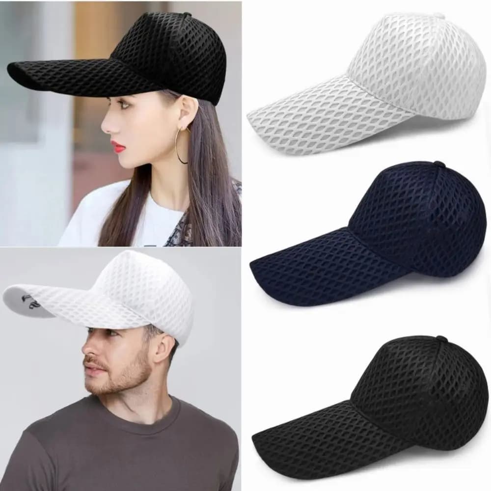 Casquette grande taille pêche 14cm visière longue oversize mesh homme protection sol maxi circonférence