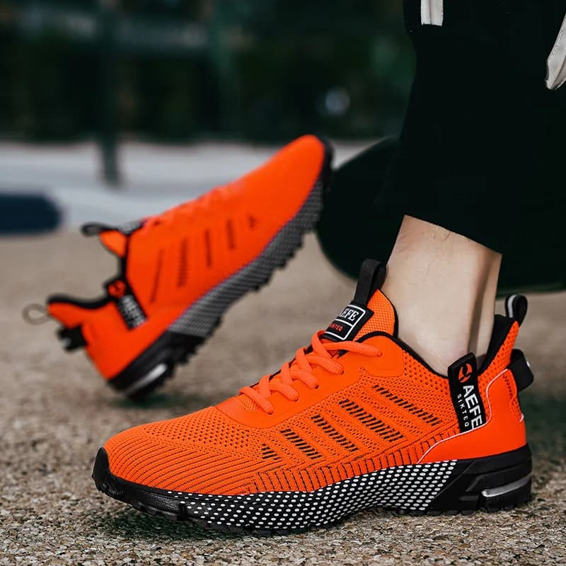 Chaussures running homme pour pêche sportive - Sneakers respirantes légères pêche active et déplacements