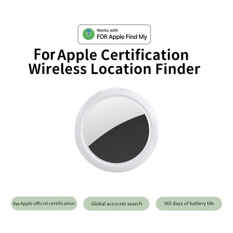 Traceur GPS Bluetooth compatible iPhone Find My avec alarme et rappels pour clés et objets personnels