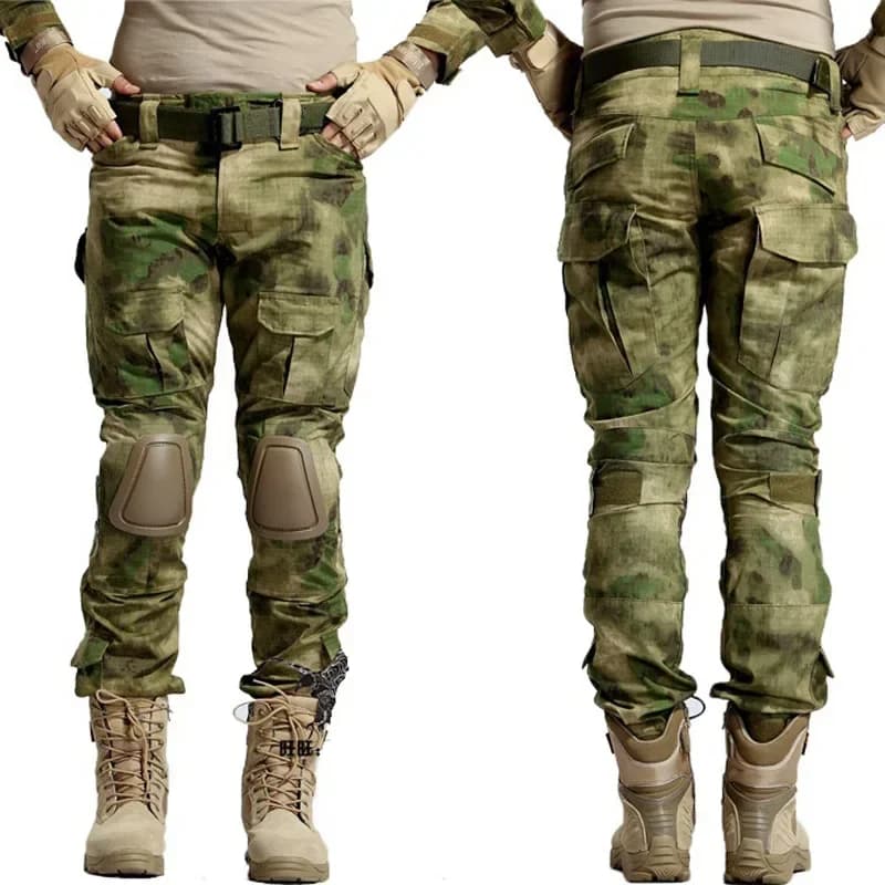 Uniforme chasse camouflage multicam entraînement randonnée pêche vêtements sport avec protections genoux