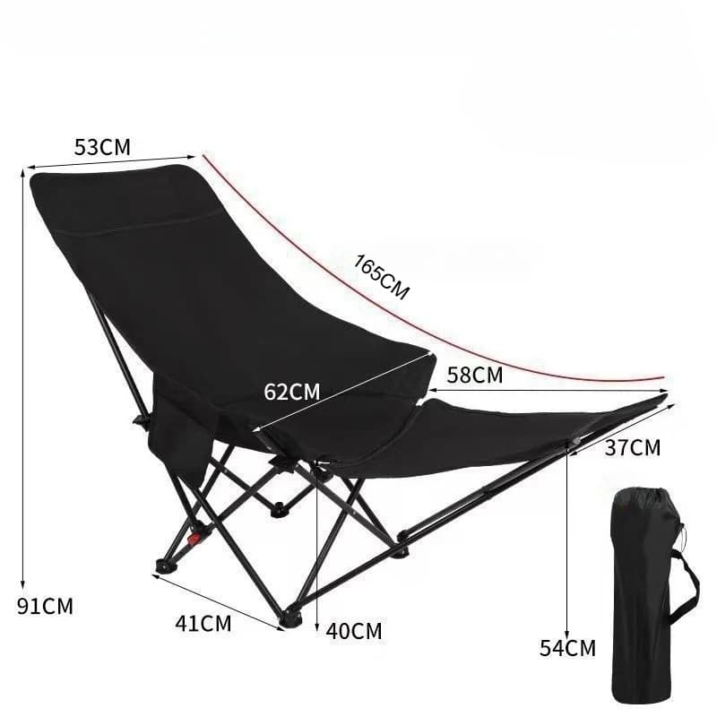 Chaise longue pliante détachable pour pêche et relaxation printemps été outdoor