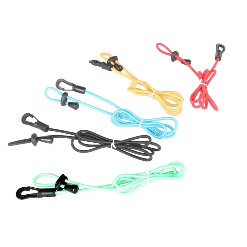 Corde élastique de sécurité pour pagaie - Évitez la perte en bateau gonflable - Accessoire pêche multicolore
