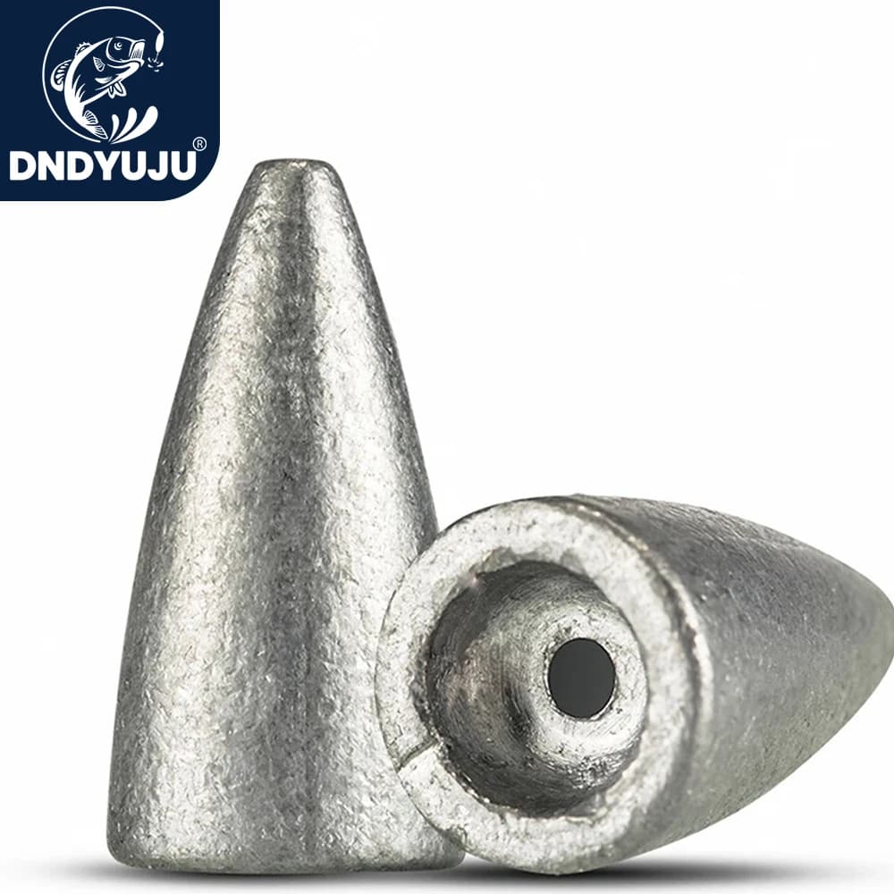 Plombs de pêche bullet 2 à 20g pour Texas Rig et montage jig en eau douce