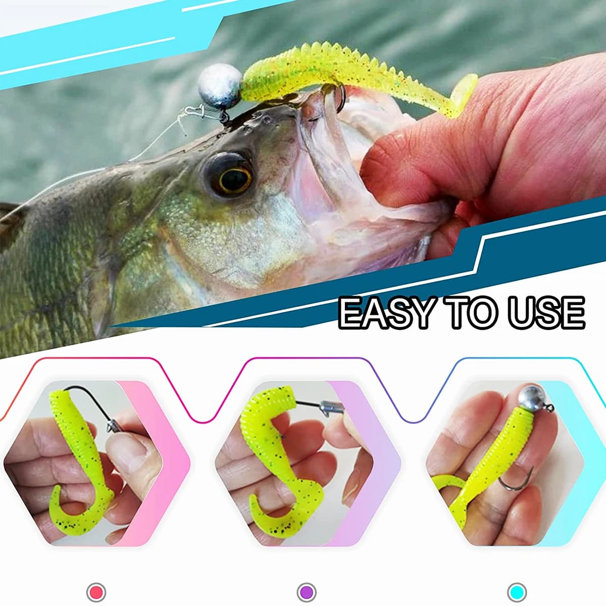 Hameçons jig head de 1g à 28g pour leurres souples, pêche au crankbait et montage bass rig, accessoires de pêche