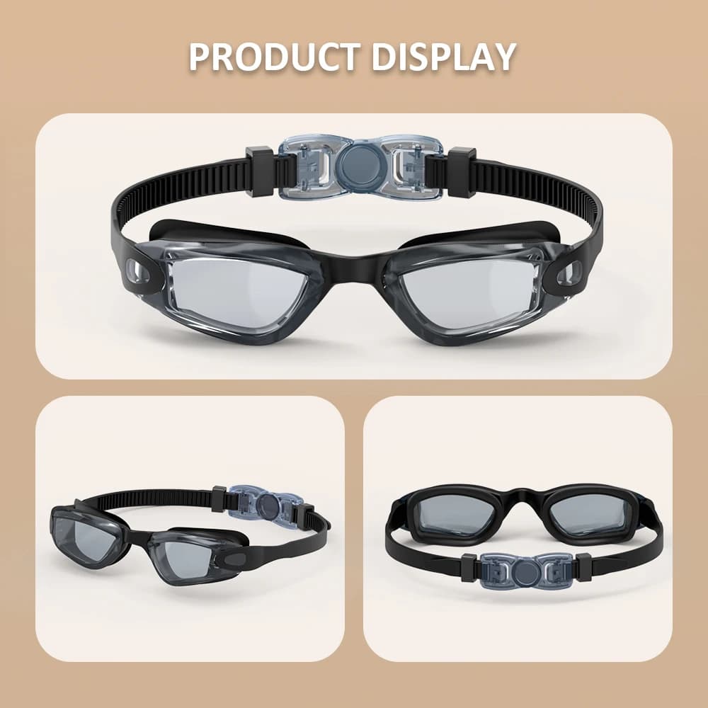 Lunettes de natation professionnelles 100% UV étanches pour pêcheurs tous âges