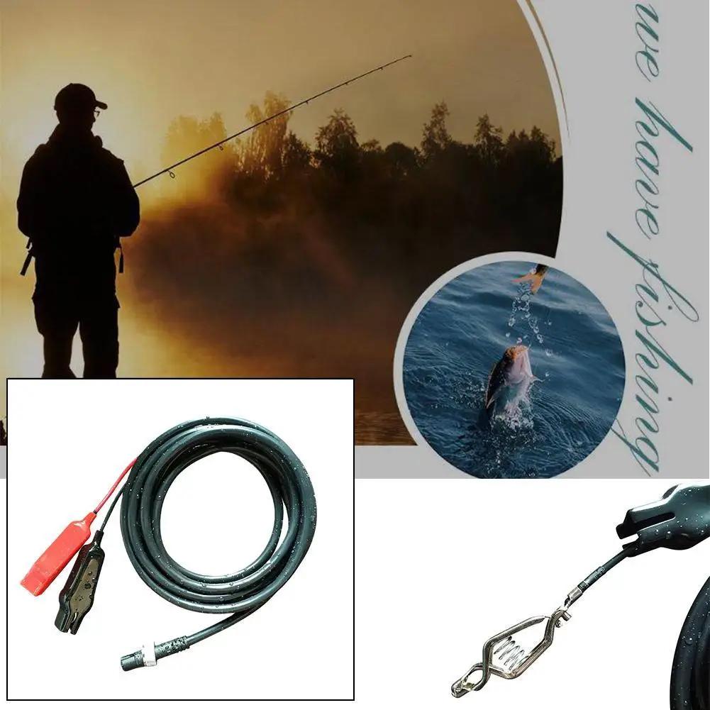 Câble d'alimentation 3 mètres double connecteur pour moulinet électrique Daiwa et Shimano