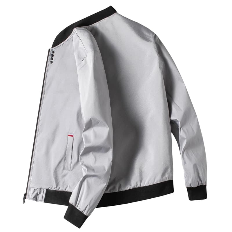 Veste de pêche baseball automne M-4XL homme - Veste coupe-vent vélo manches longues zippée