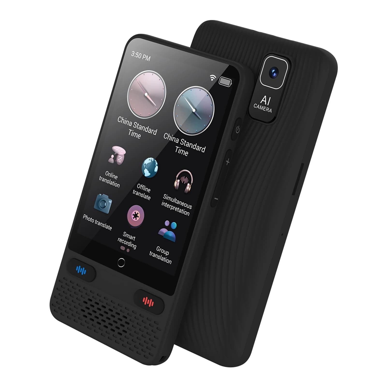 Traducteur vocal portable S85 avec 138 langues hors ligne - Enregistrement vidéo pour voyages pêche