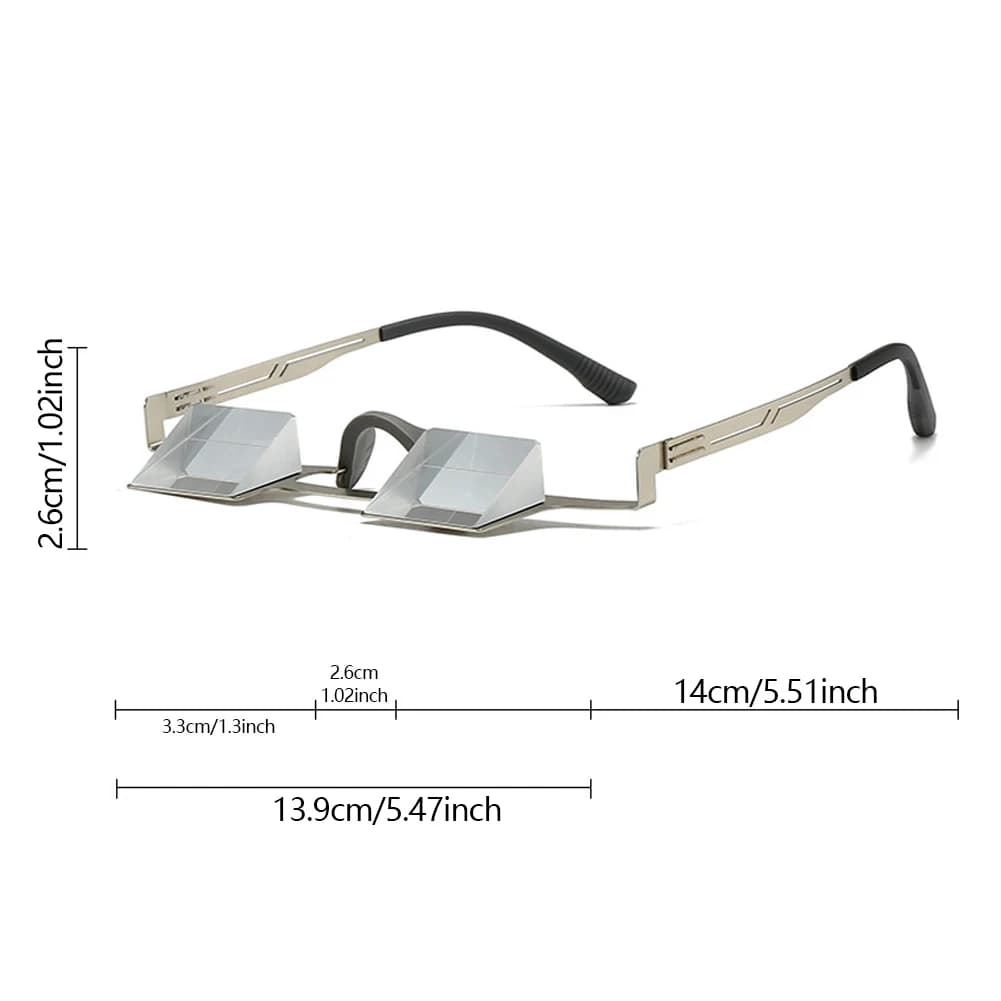 Lunettes de pêche lazy ultra-légères - Position allongée, regard horizontal - TV, lecture, escalade, pratique