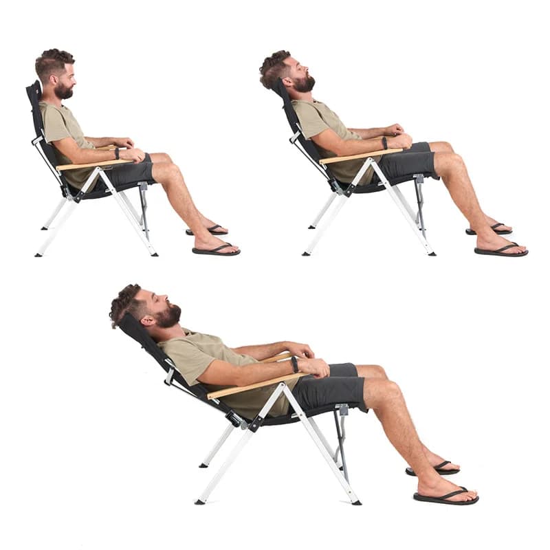 Fauteuil de pêche réglable Naturehike aluminium - Léger et portable pour randonnée pêche
