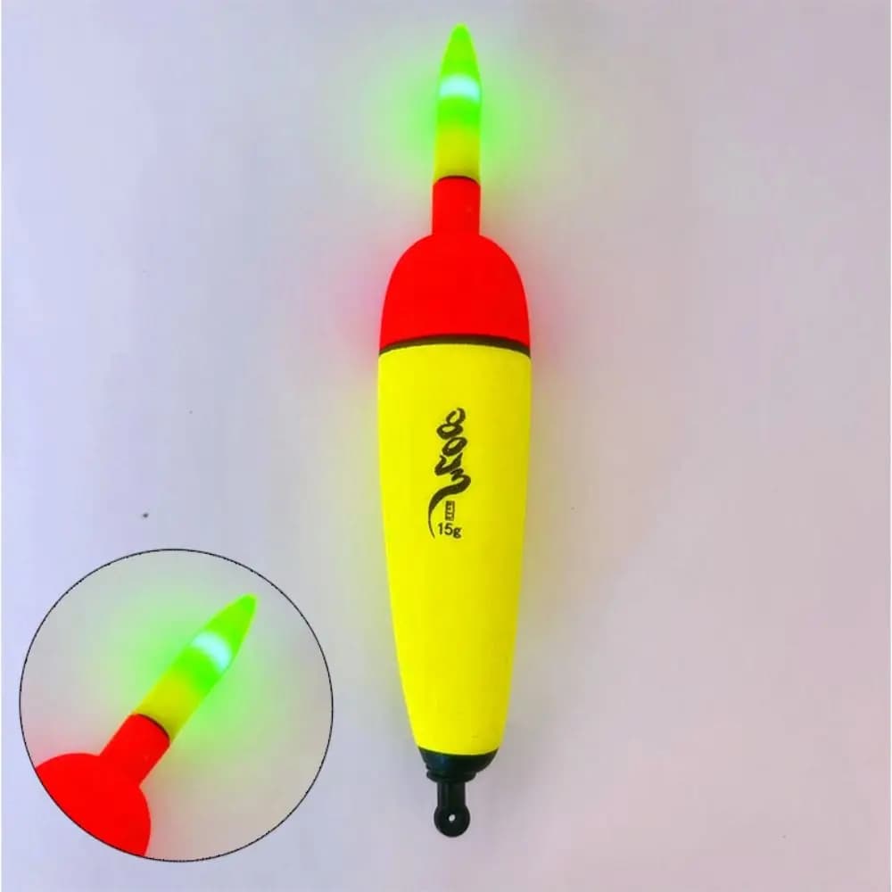 Flotteur de pêche lumineux EVA 10g-120g électronique pour pêche de nuit en mer et roche