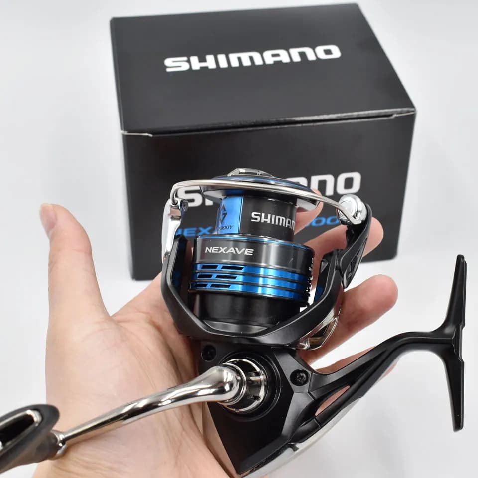 Moulinet de pêche SHIMANO NEXAVE 2021 3+1 roulements à billes bobine AR-C pour eau douce et mer